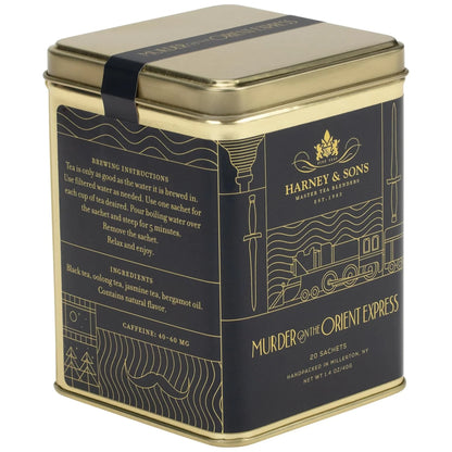 Harney & Sons Murder on the Orient Express Black Tea, 20 Sachets Tin