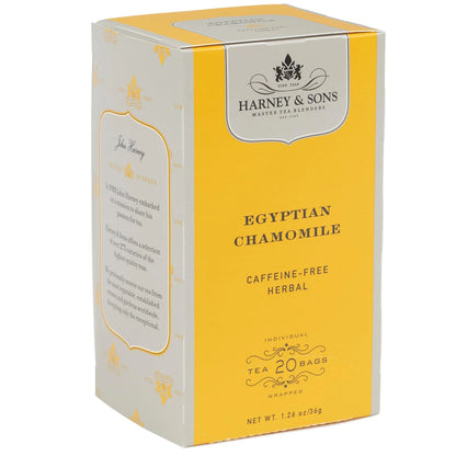 Harney & Sons Egyptian Chamomile Herbal Tea Bags, 20 Count