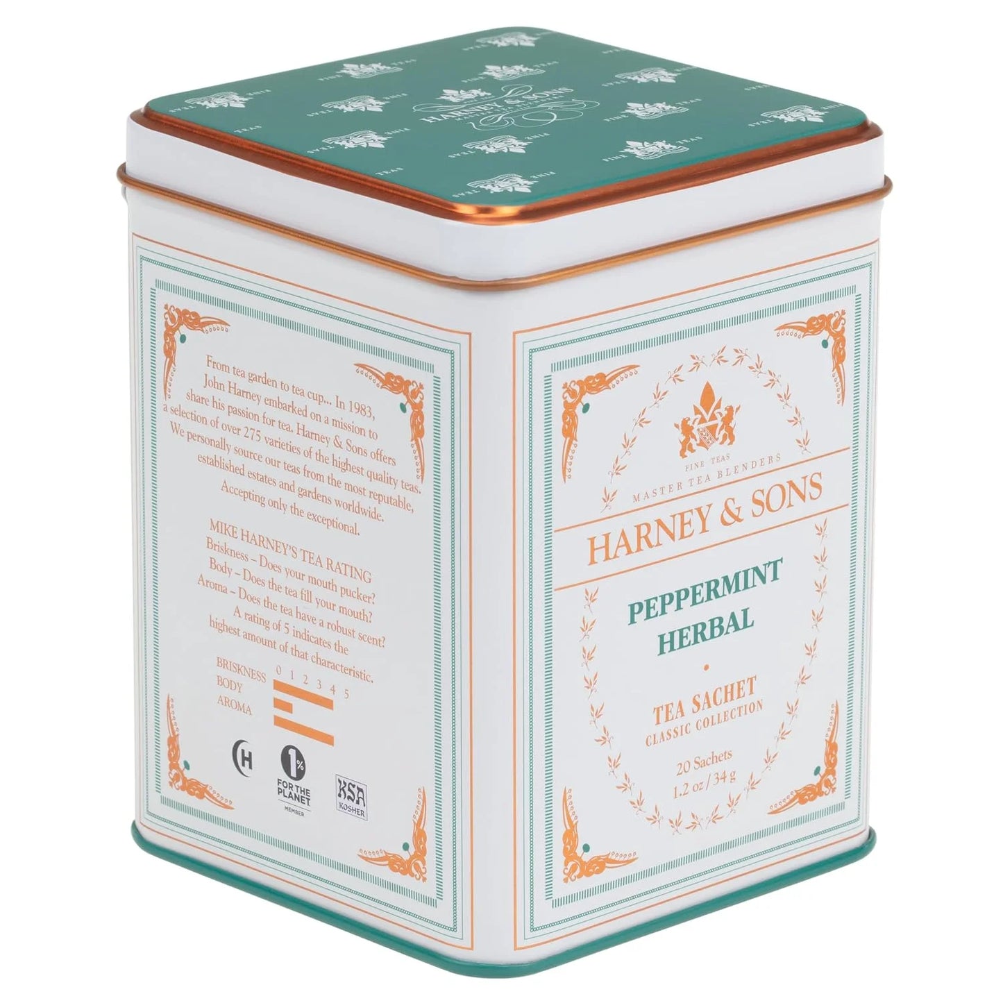 Harney and Sons Peppermint Tea, 20 Sachets 1.2 oz