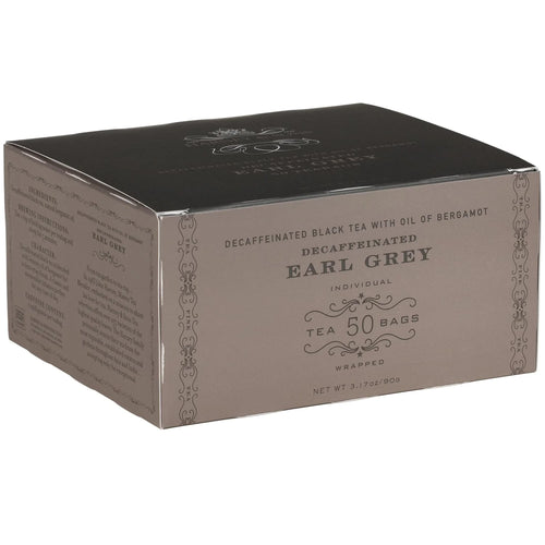 Harney & Sons Decaf Earl Grey Black Tea Bags, 50 Count