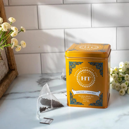 Harney & Sons HT Salted Caramel Black Tea, 20 Sachets in Tin