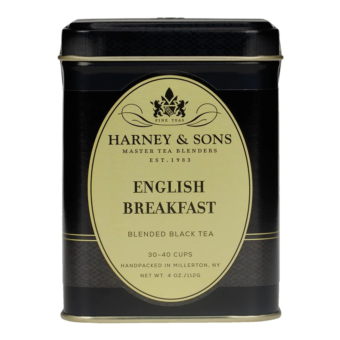 Harney & Sons English Breakfast Loose Leaf Black Tea Tin, 4 oz