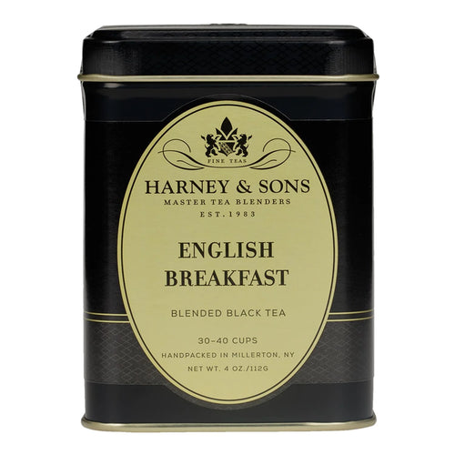 Harney & Sons English Breakfast Loose Leaf Black Tea Tin, 4 oz