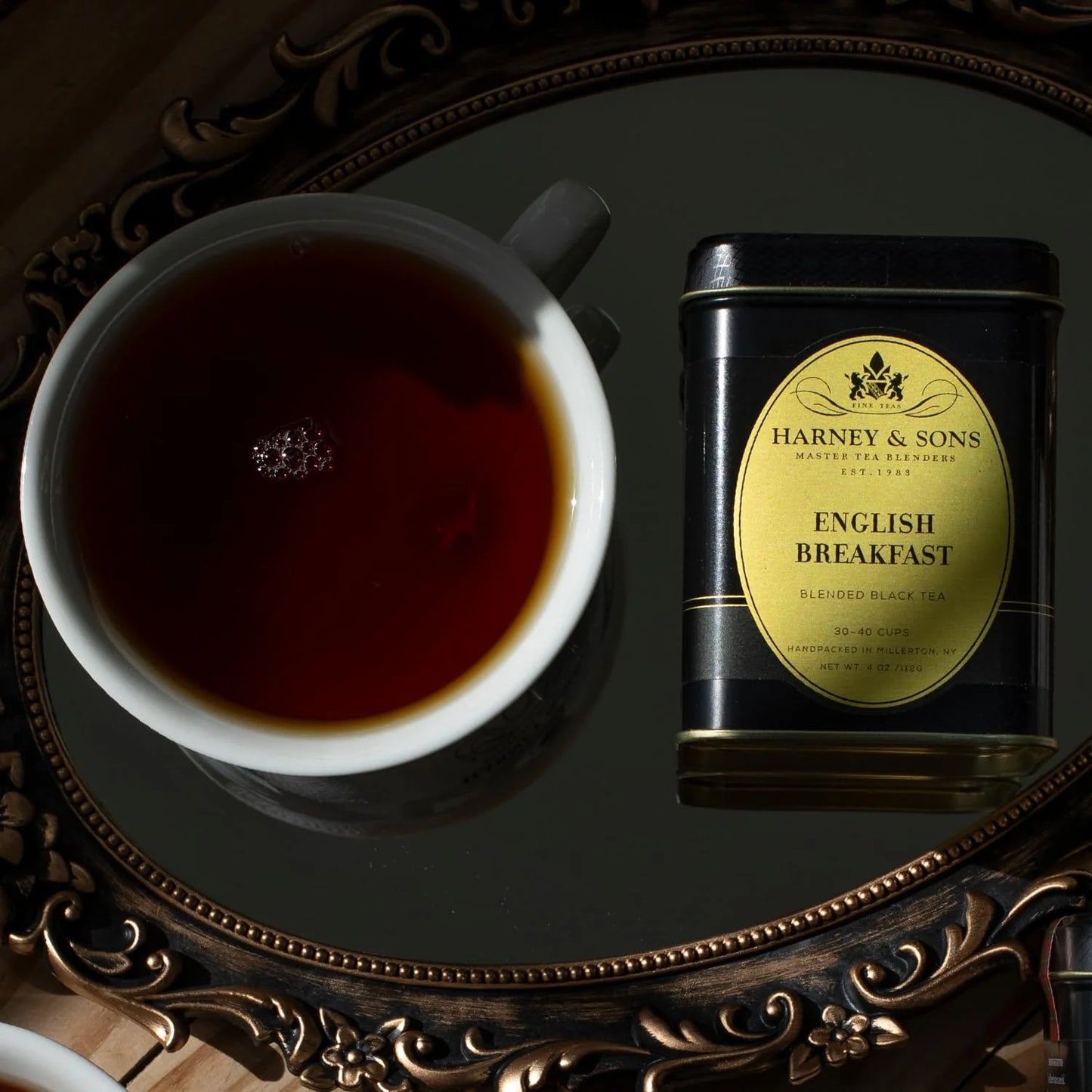 Harney & Sons English Breakfast Loose Leaf Black Tea Tin, 4 oz