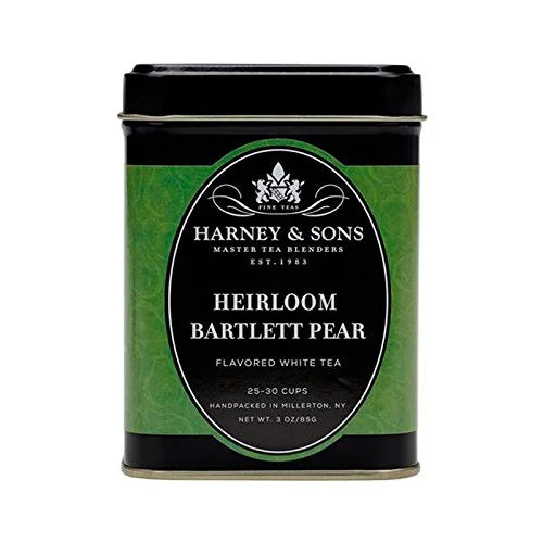 Harney & Sons Heirloom Bartlett Pear White Tea Tin, 3 oz