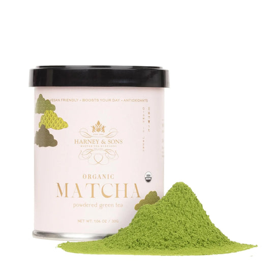 Harney & Sons Organic Matcha Powdered Green Tea, 30g Tin