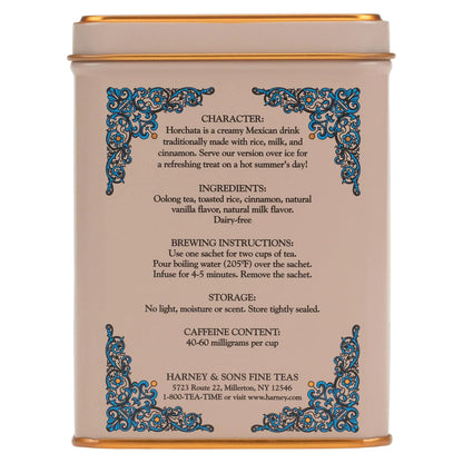 Harney & Sons HT Horchata Oolong Tea, 20 Sachets in Tin