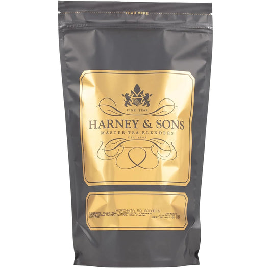 Harney & Sons Horchata Flavored Oolong Tea Sachets, 50 Count