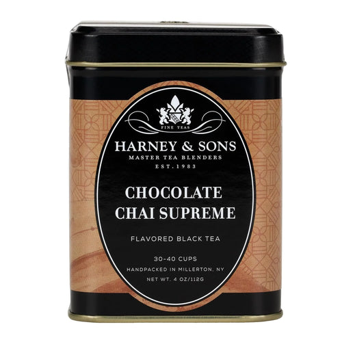Harney & Sons Chocolate Chai Supreme Loose Leaf Black Tea Tin, 4 oz