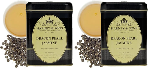 Dragon Pearl, Jasmine Tea, 4 oz (112 g), Harney & Sons (Pack of 2)
