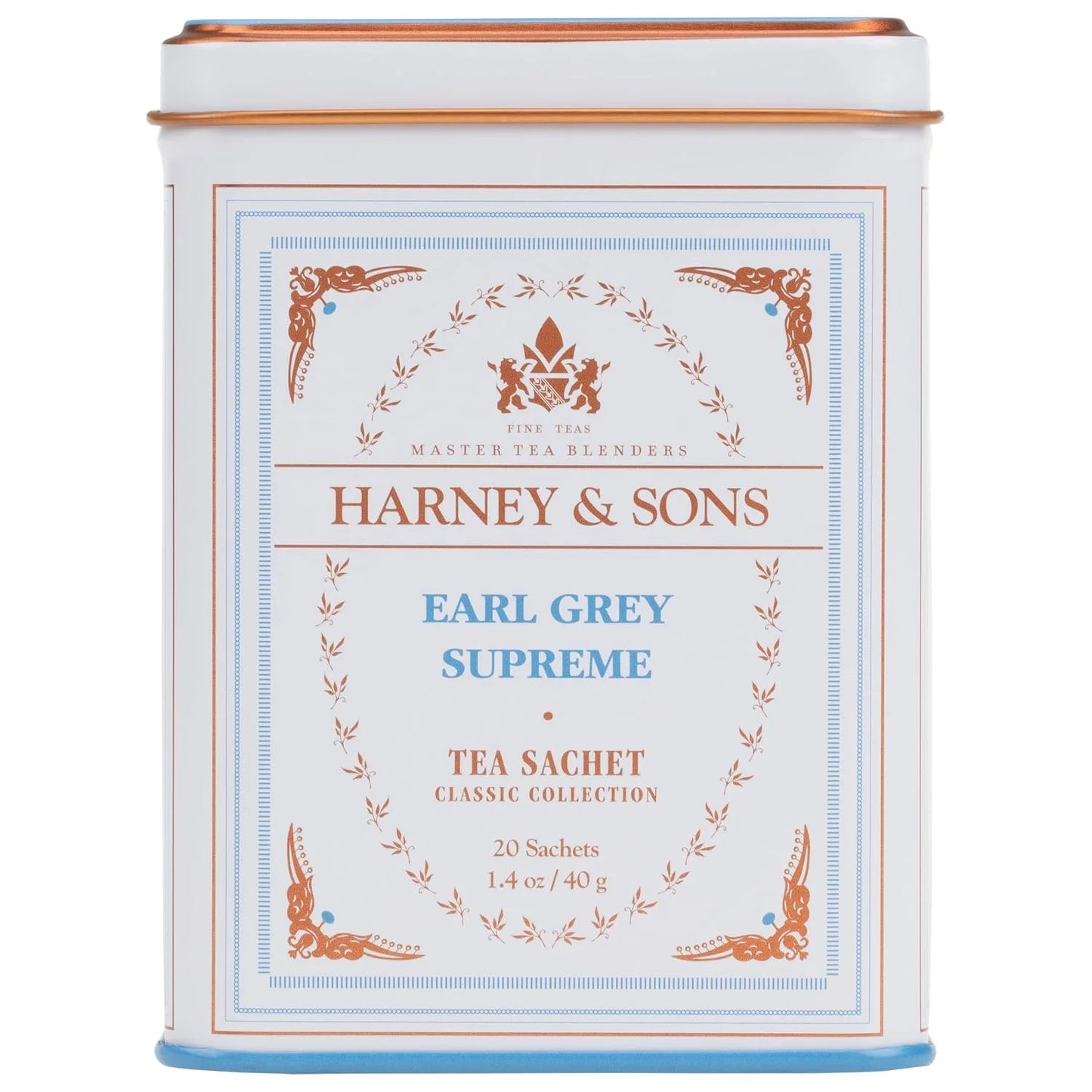 Harney & Sons Earl Grey Supreme, Black Tea, 20 Sachets