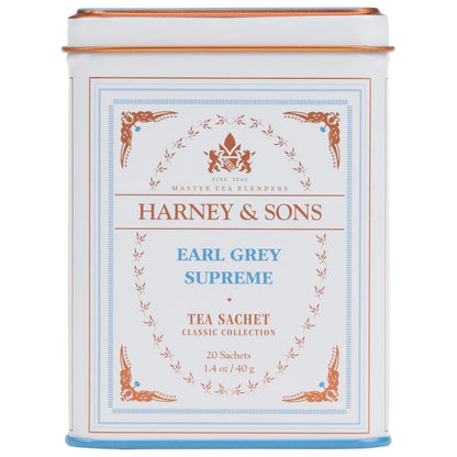 Harney & Sons Earl Grey Supreme, Black Tea, 20 Sachets
