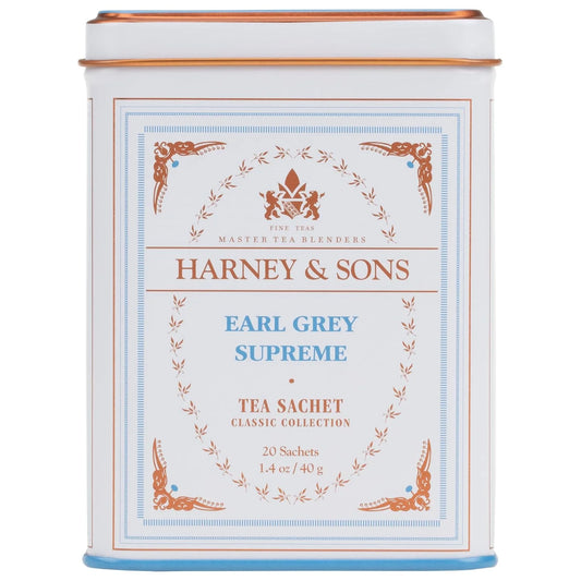 Harney & Sons Earl Grey Supreme, Black Tea, 20 Sachets