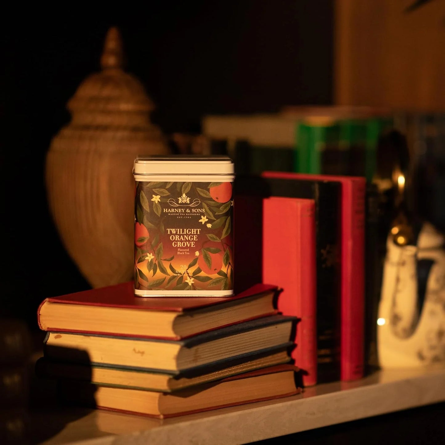 Harney & Sons Twilight Orange Grove Black Tea, 20 Sachets in Tin