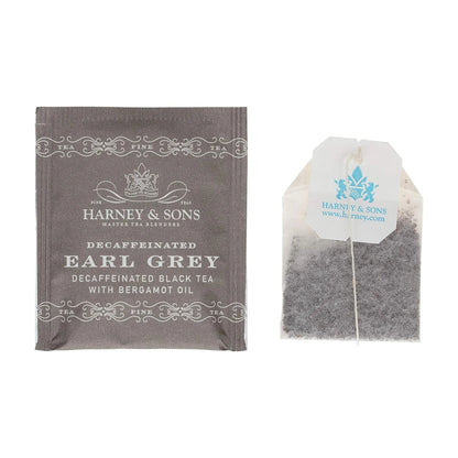 Harney & Sons Decaffeinated Earl Grey Tea bags,Black Tea with Bergamot,50 Count (Pack of 2)