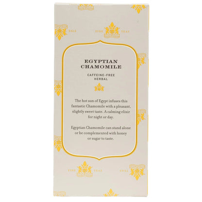 Harney & Sons Egyptian Chamomile Herbal Tea Bags, 20 Count