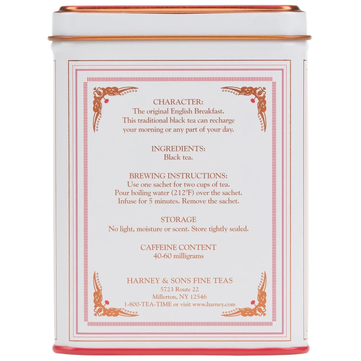 Harney & Sons Black Tea, English Breakfast, 20 Sachets