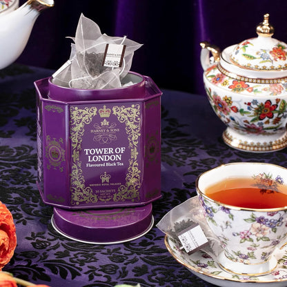 Harney & Sons Tower of London Black Tea, 30 Sachets in Tin