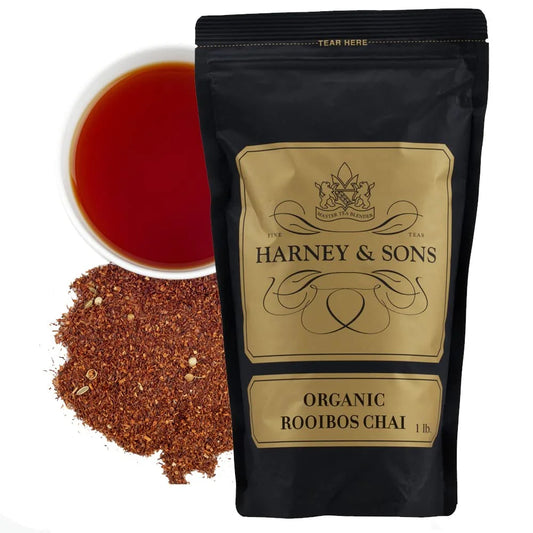 Harney & Sons Organic Rooibos Chai Loose Leaf Tea, 16 oz