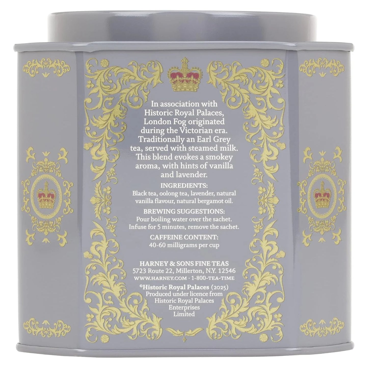 Harney & Sons Victorian London Fog Tea, 30 Sachets in Tin