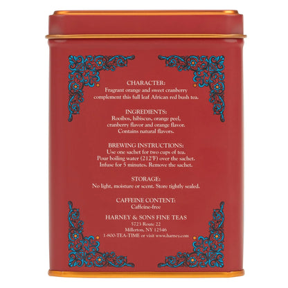 Harney & Sons African Autumn Rooibos Tea, HT Line, 20 sachet tin (Pack of 2)