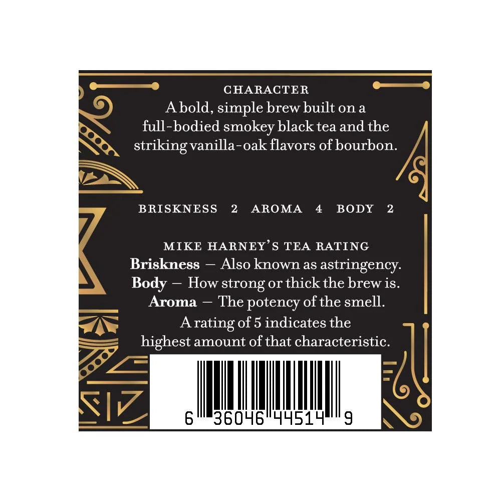 Harney & Sons Black Cask loose tea in tin, Bourbon, 4 Oz