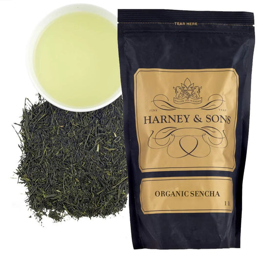 Harney & Sons Organic Sencha Loose Leaf Green Tea, 16 oz
