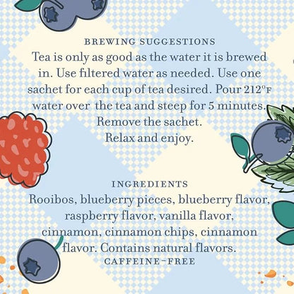 Harney & Sons Berry Cobbler Rooibos Tea, 20 Sachets in Tin