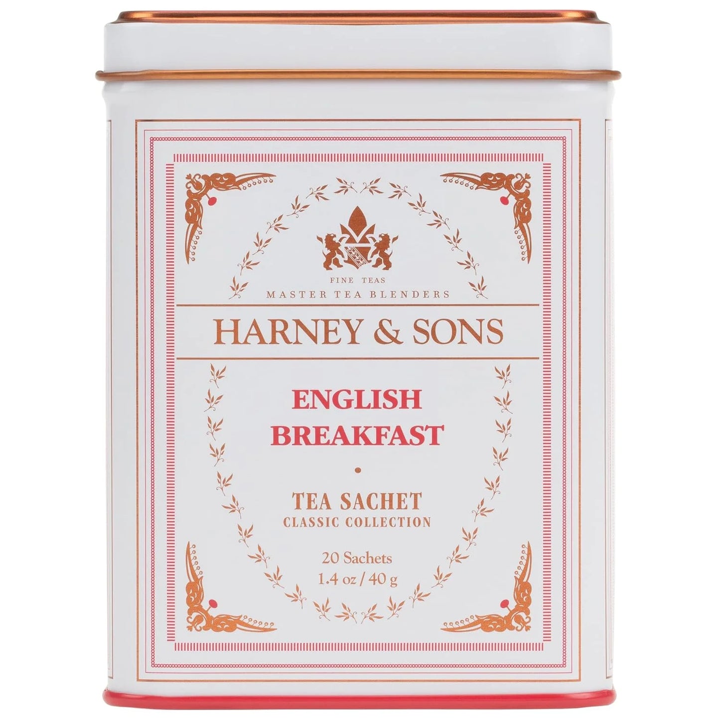 Harney & Sons Black Tea, English Breakfast, 20 Sachets