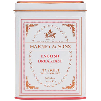 Harney & Sons Black Tea, English Breakfast, 20 Sachets