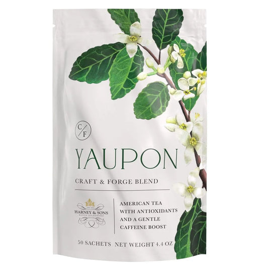 Colonial Williamsburg Craft & Forge Yaupon Tea Sachets, 50 Count
