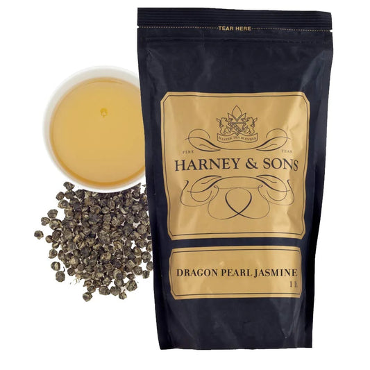 Harney & Sons Dragon Pearl Jasmine Loose Leaf Green Tea, 16 oz