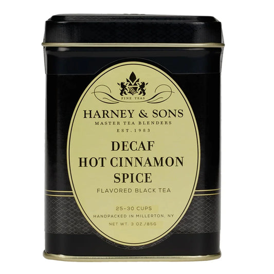 Harney & Sons Decaf Hot Cinnamon Spice Loose Leaf Tea Tin, 3 oz