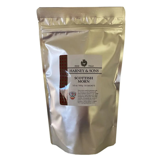 Harney & Sons Scottish Morn Black Tea Sachets, 50 Count