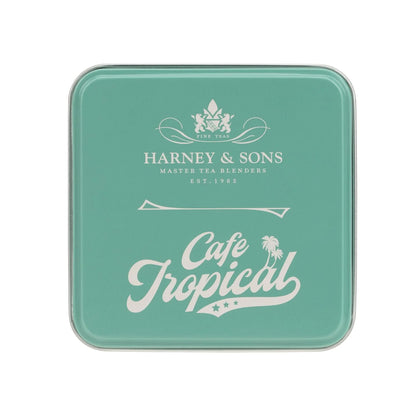Harney & Sons Café Tropical Green Tea, 20 Sachets in Tin