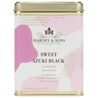 Harney & Sons Sweet Azuki Black Tea, 20 Sachets in Tin