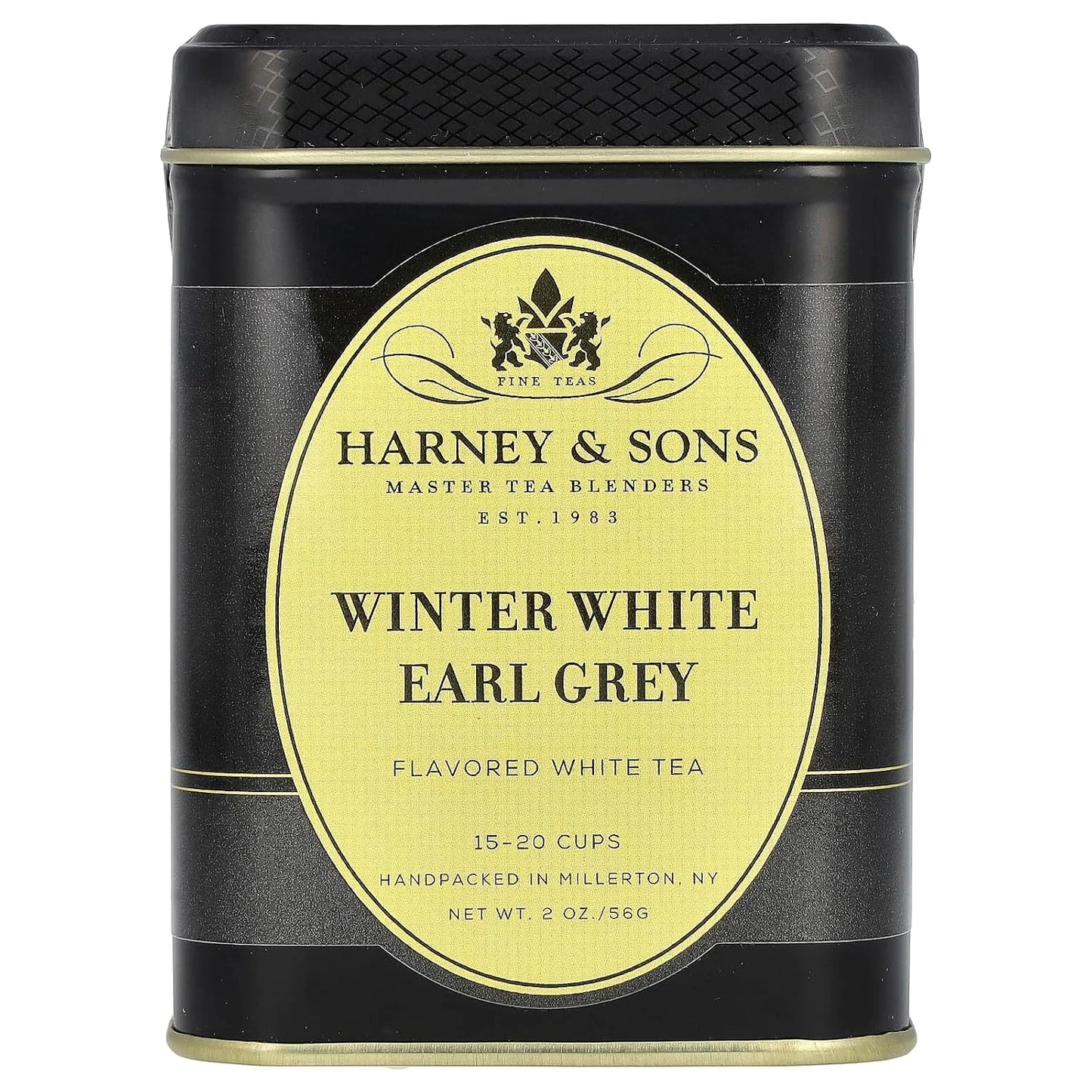 Harney & Sons Winter White Earl Grey Loose Leaf White Tea, 2 oz