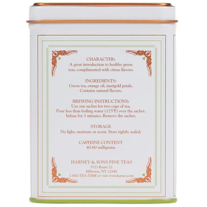 Harney & Sons Citron Green Tea, White, 20 Count (Pack of 1)