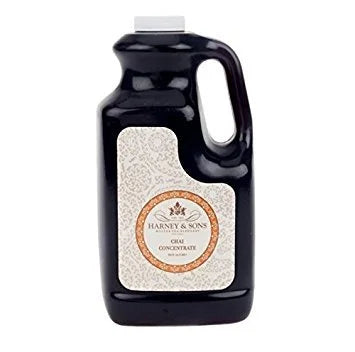 Harney & Son's Chai Black Tea Concentrate (64oz Jug) - Blended Black Tea with Sugar, Cinnamon, Cardamom & Cloves - Contains Caffeine - Refrigerate After Opening