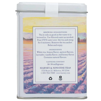 Harney & Sons Provence White Tea, 20 Sachets in Tin