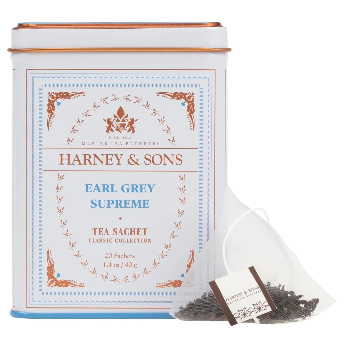 Harney & Sons Earl Grey Supreme, Black Tea, 20 Sachets