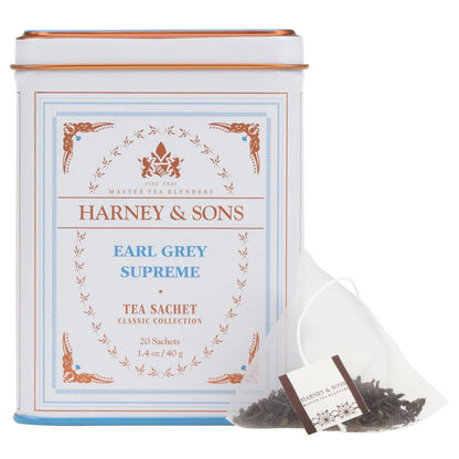 Harney & Sons Earl Grey Supreme, Black Tea, 20 Sachets