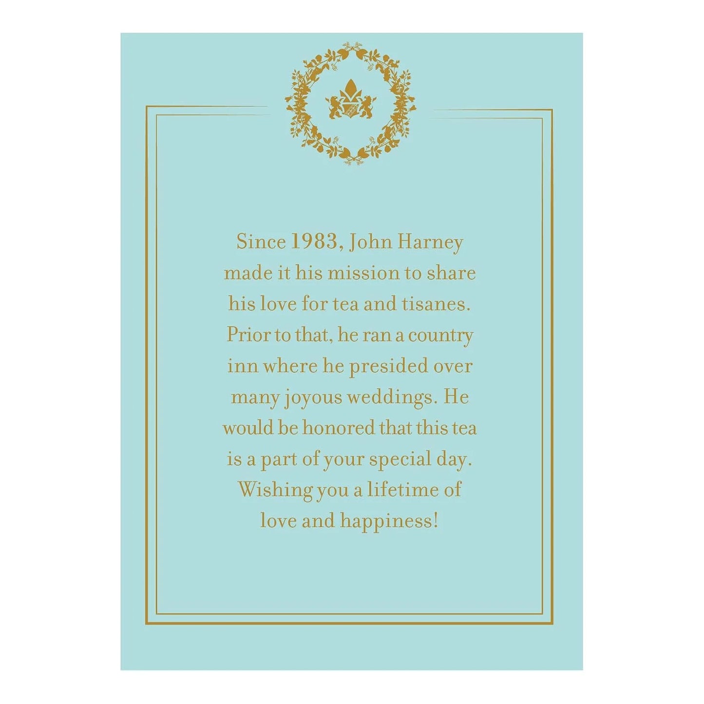 Harney & Sons Wedding Tea, White Tea Blend, 30 Sachets in Tin