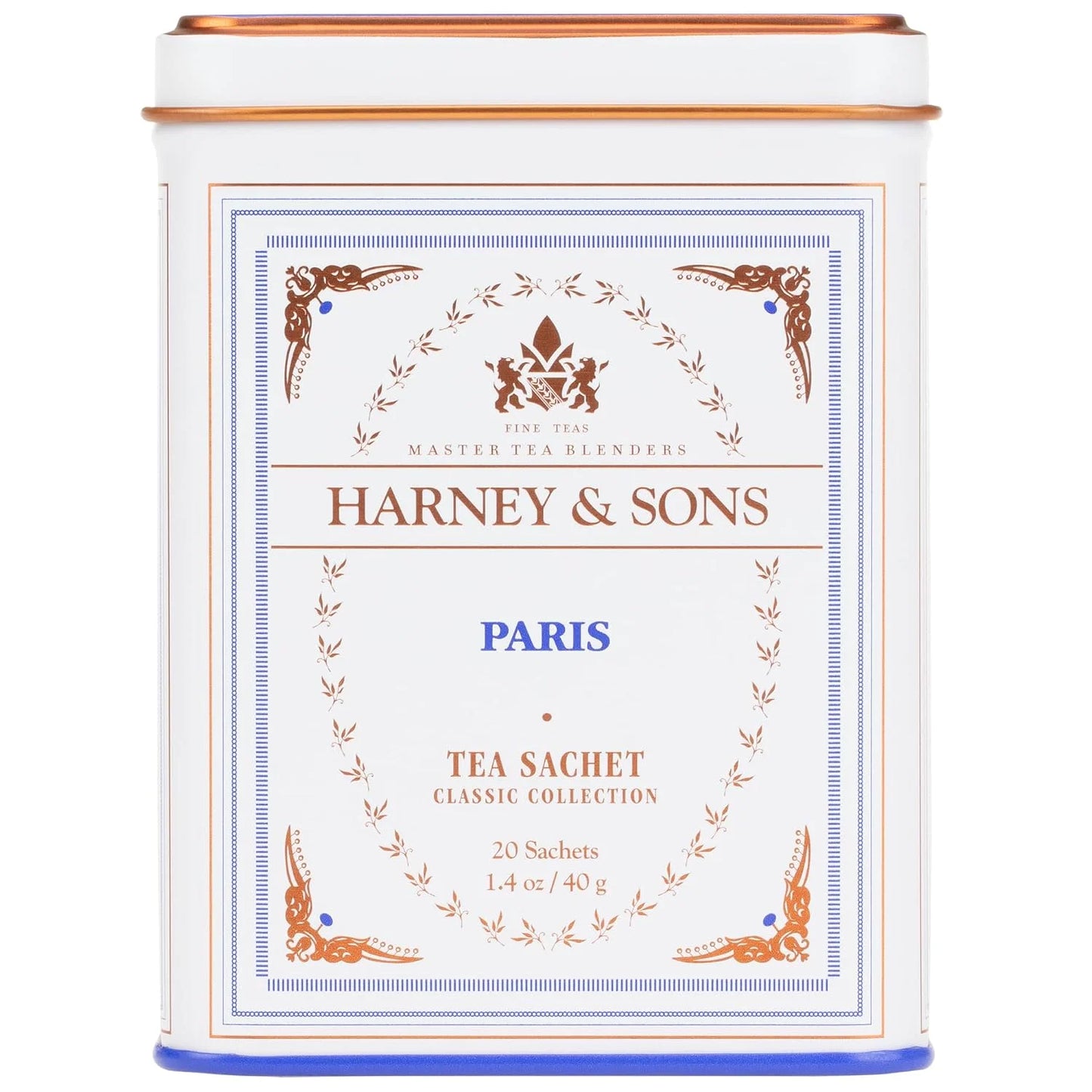Harney & Sons Classic Paris Black Tea, 20 Sachets in Tin