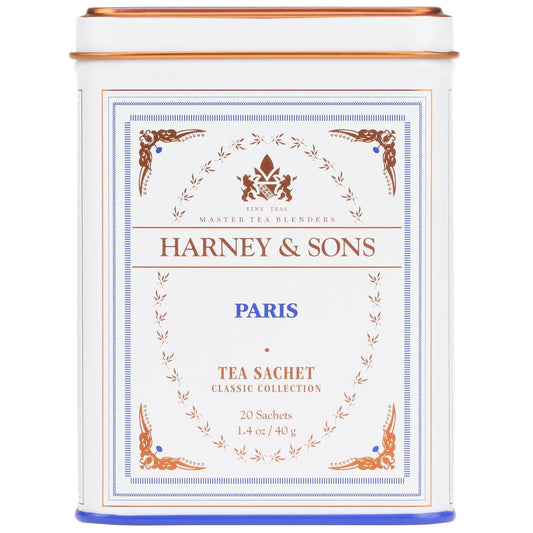 Harney & Sons Classic Paris Black Tea, 20 Sachets in Tin