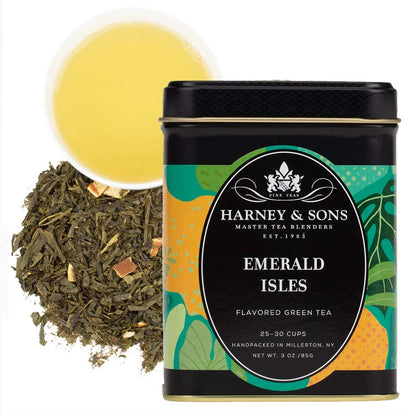 Harney & Sons Emerald Isles Loose Leaf Green Tea Tin, 3 oz