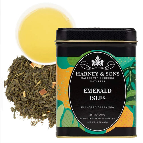 Harney & Sons Emerald Isles Loose Leaf Green Tea Tin, 3 oz