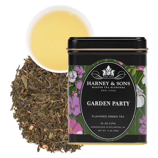 Harney & Sons Garden Party Loose Leaf Green Tea Tin, 2 oz