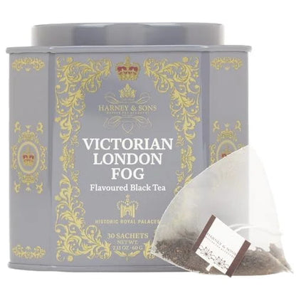 Harney & Sons Victorian London Fog Tea, 30 Sachets in Tin