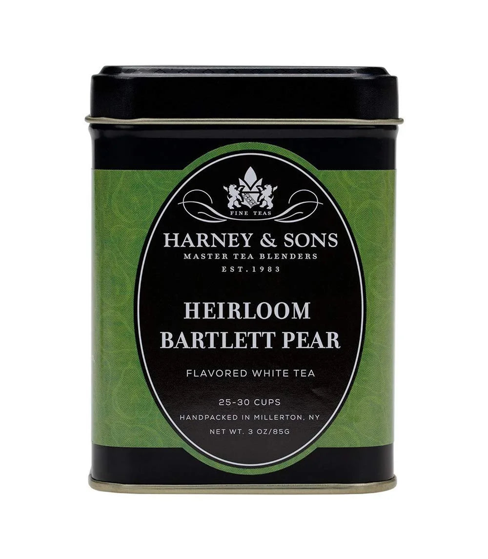 Harney & Sons Heirloom Bartlett Pear White Tea Tin, 3 oz